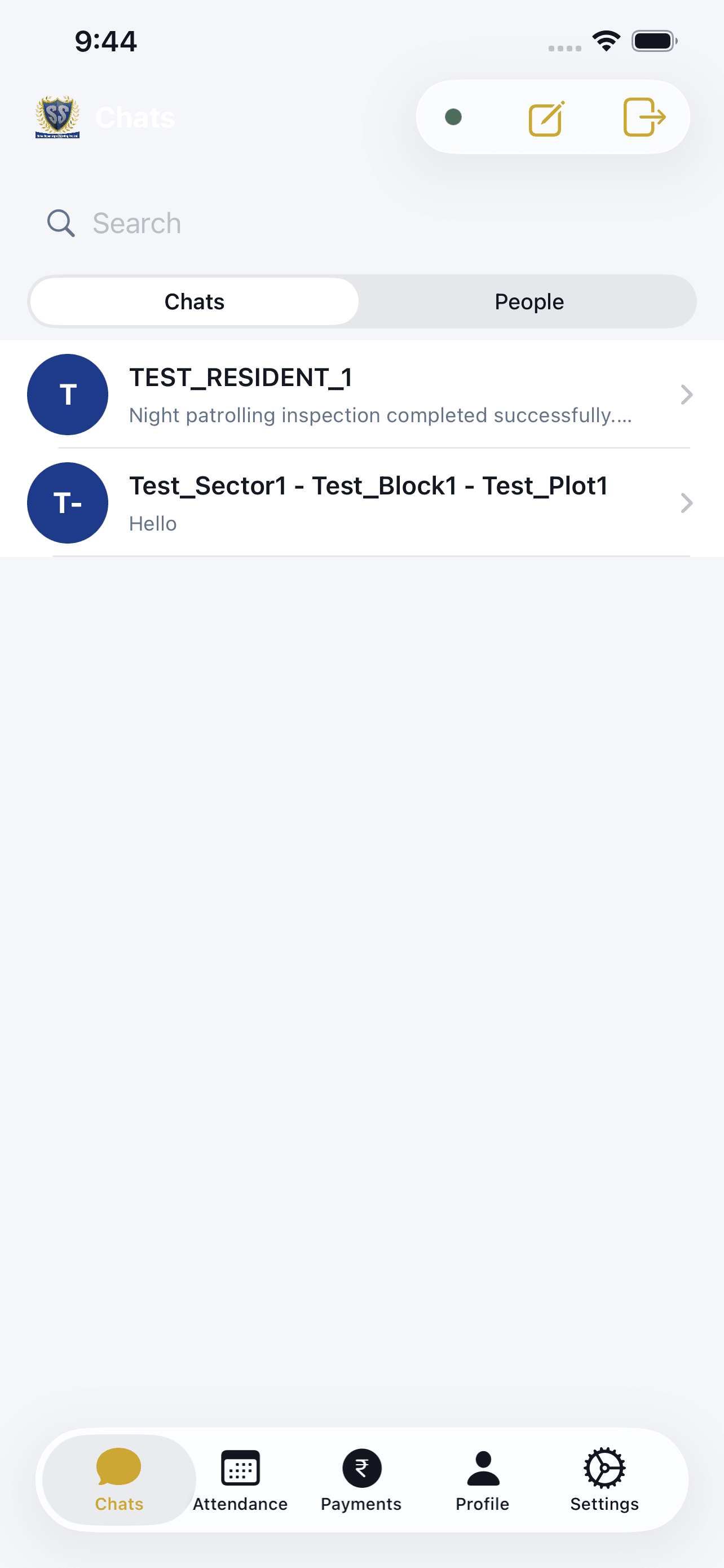 SS Night field app