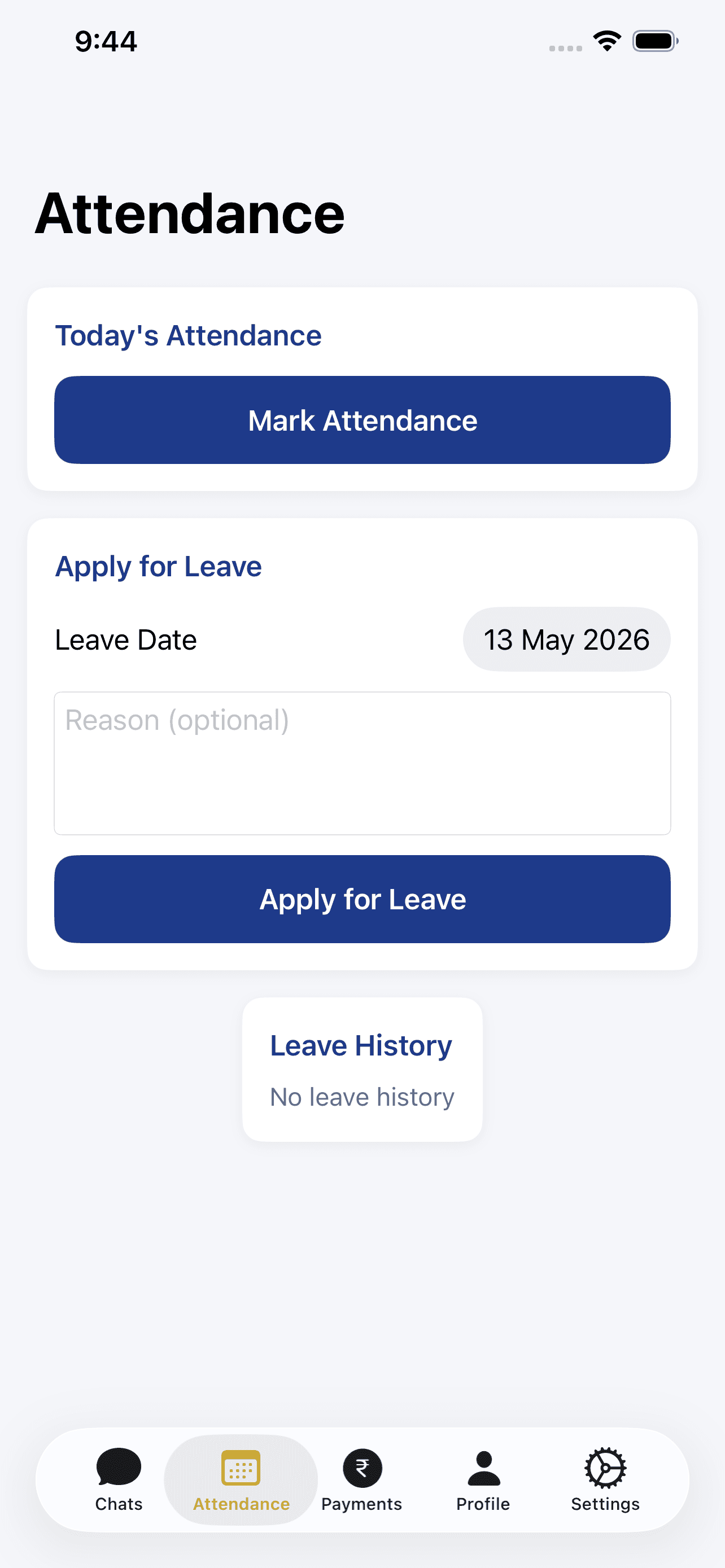 SS Night field app