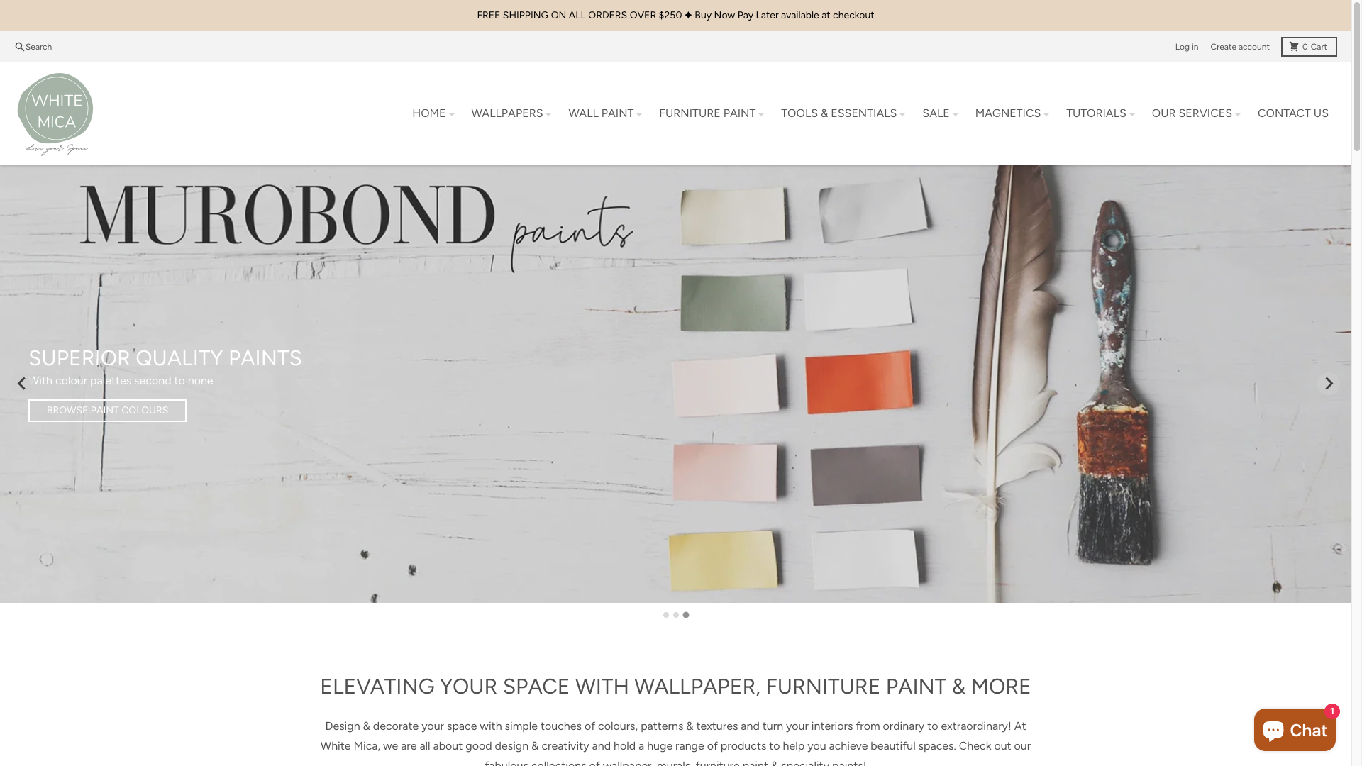 E-commerce store — whitemica.com.au
